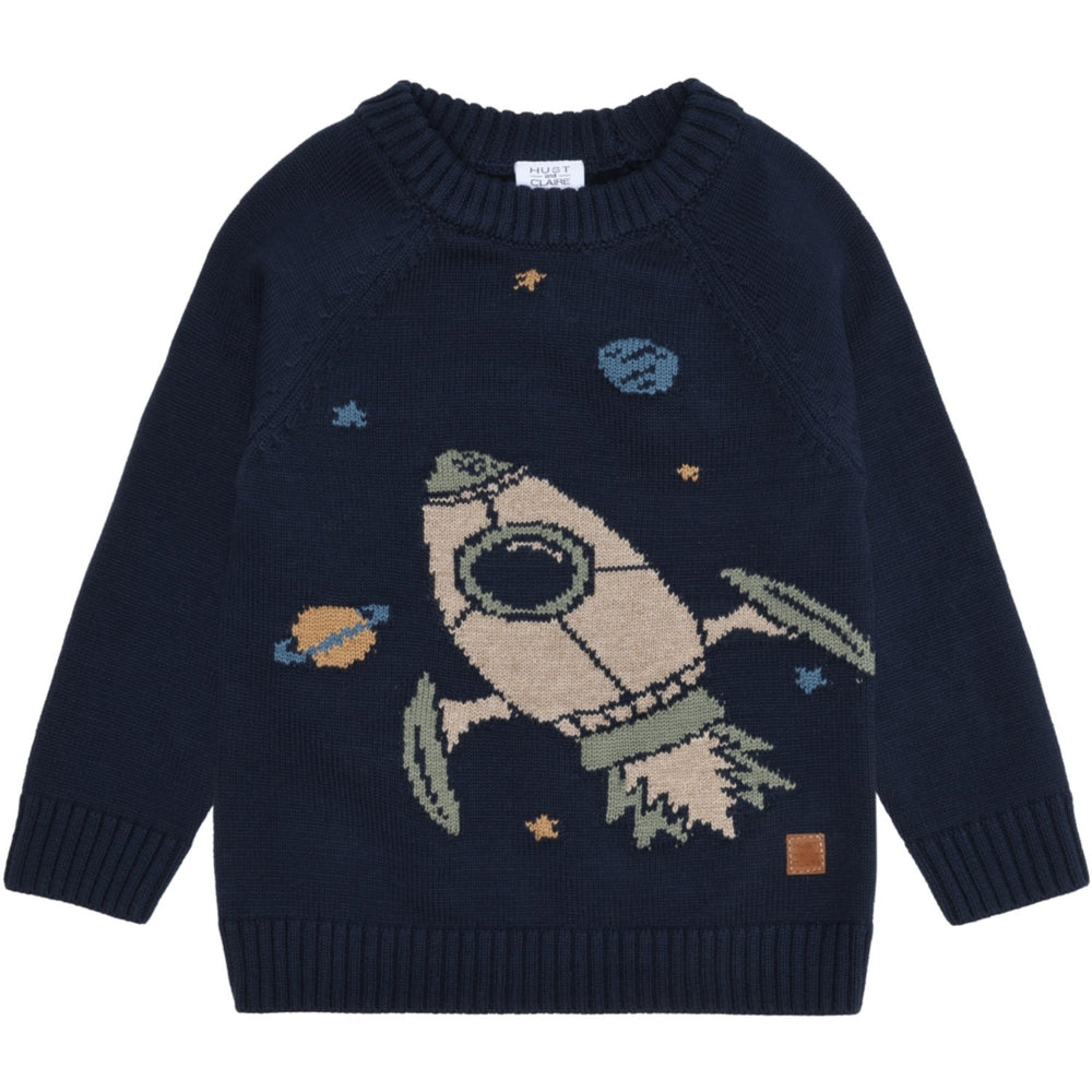 Køb Hust & Claire More Navy Pelle Strik Rocket