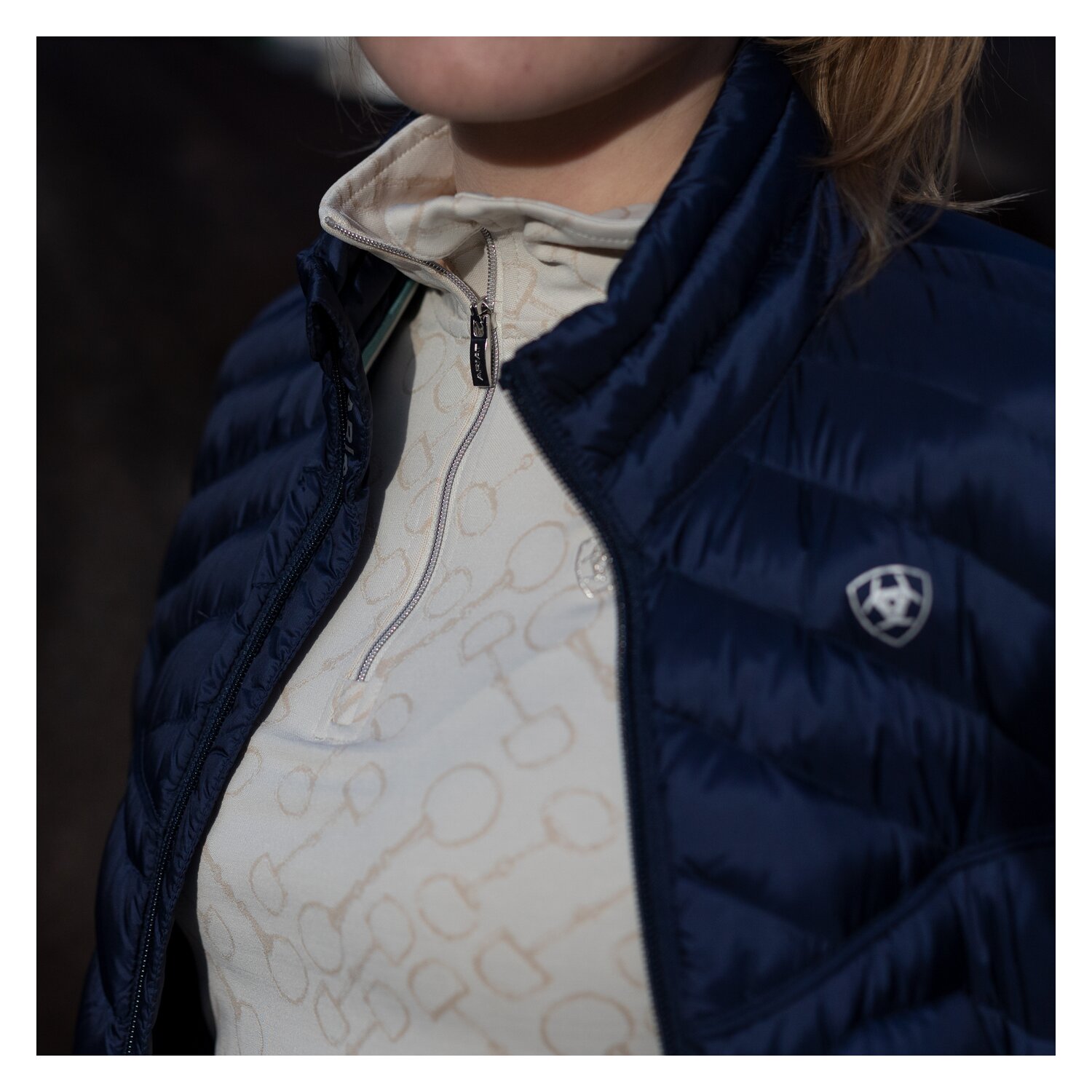 ARIAT Daunenmantel Ideal Down - navy