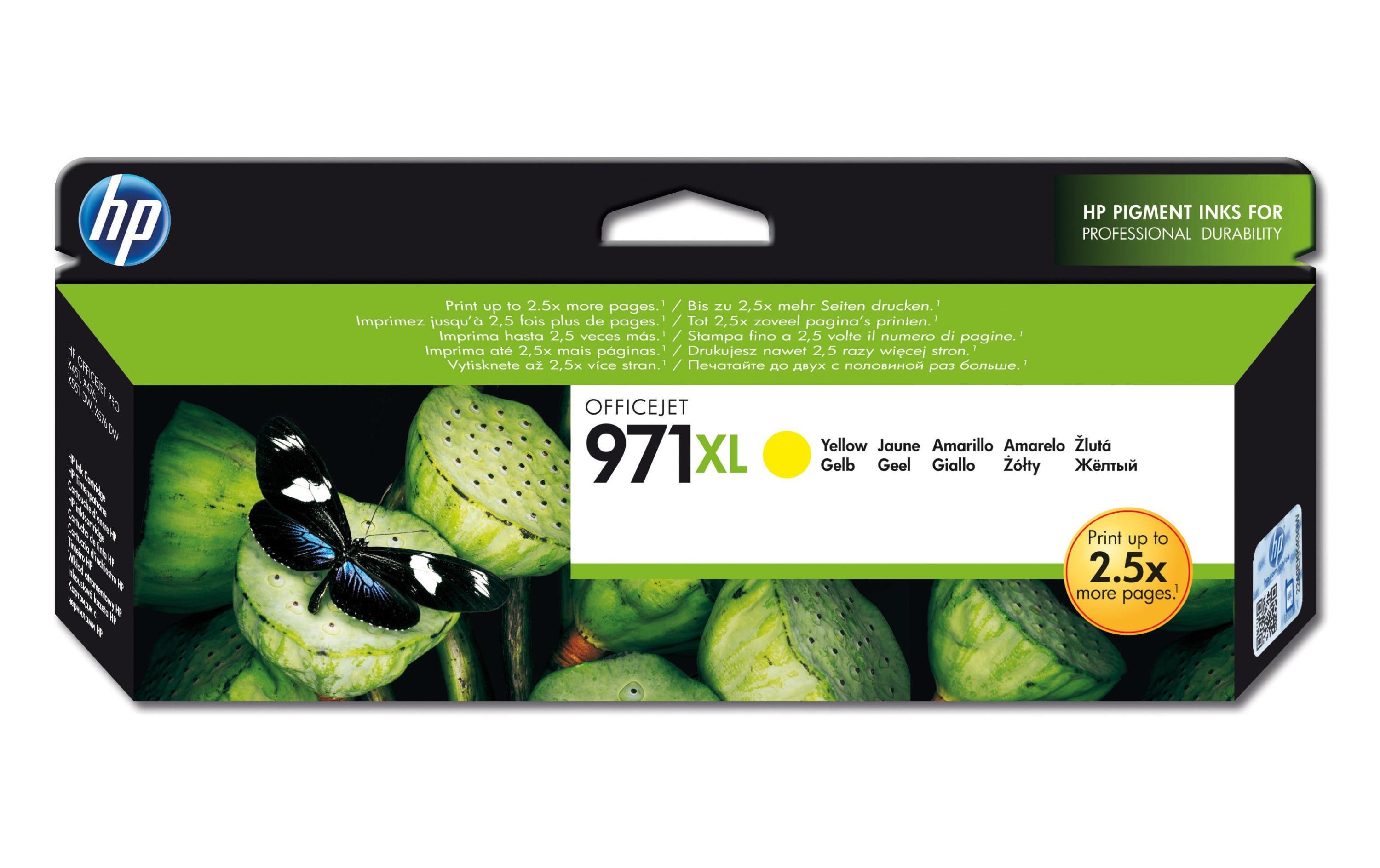 Tinte Nr. 971XL (CN628AE) Yellow<br>Druckerpatrone