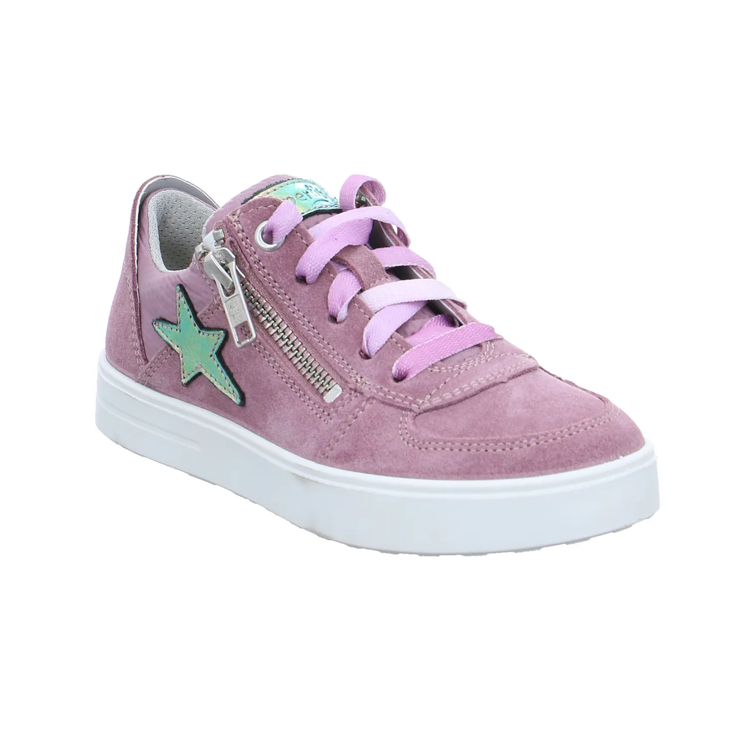 SUPERFIT Kleinkinder-Halbschuh Binder Mauve Leder  Sneaker