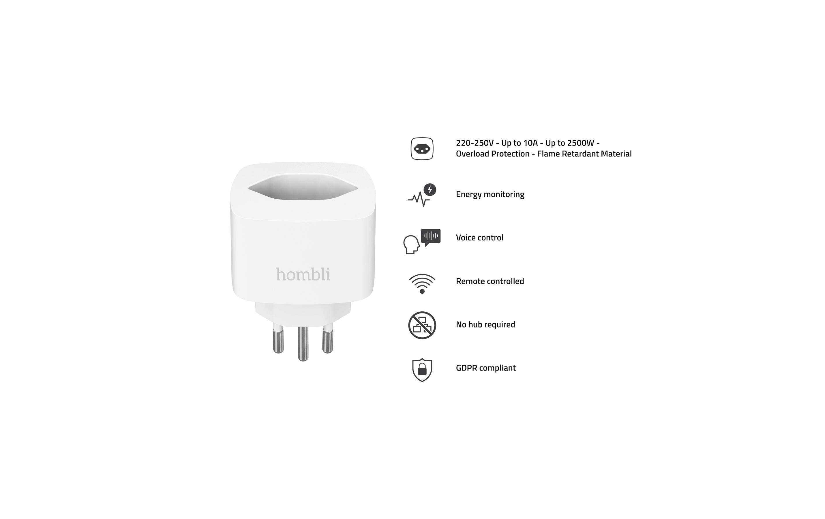 Smart Socket CH, WeissBedienung über Ihr Smartphone