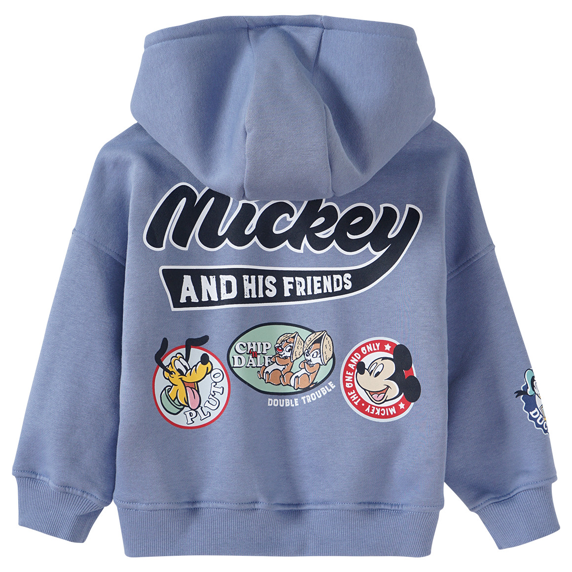Topolino Micky Maus Hoodie mit Backprint hellblau