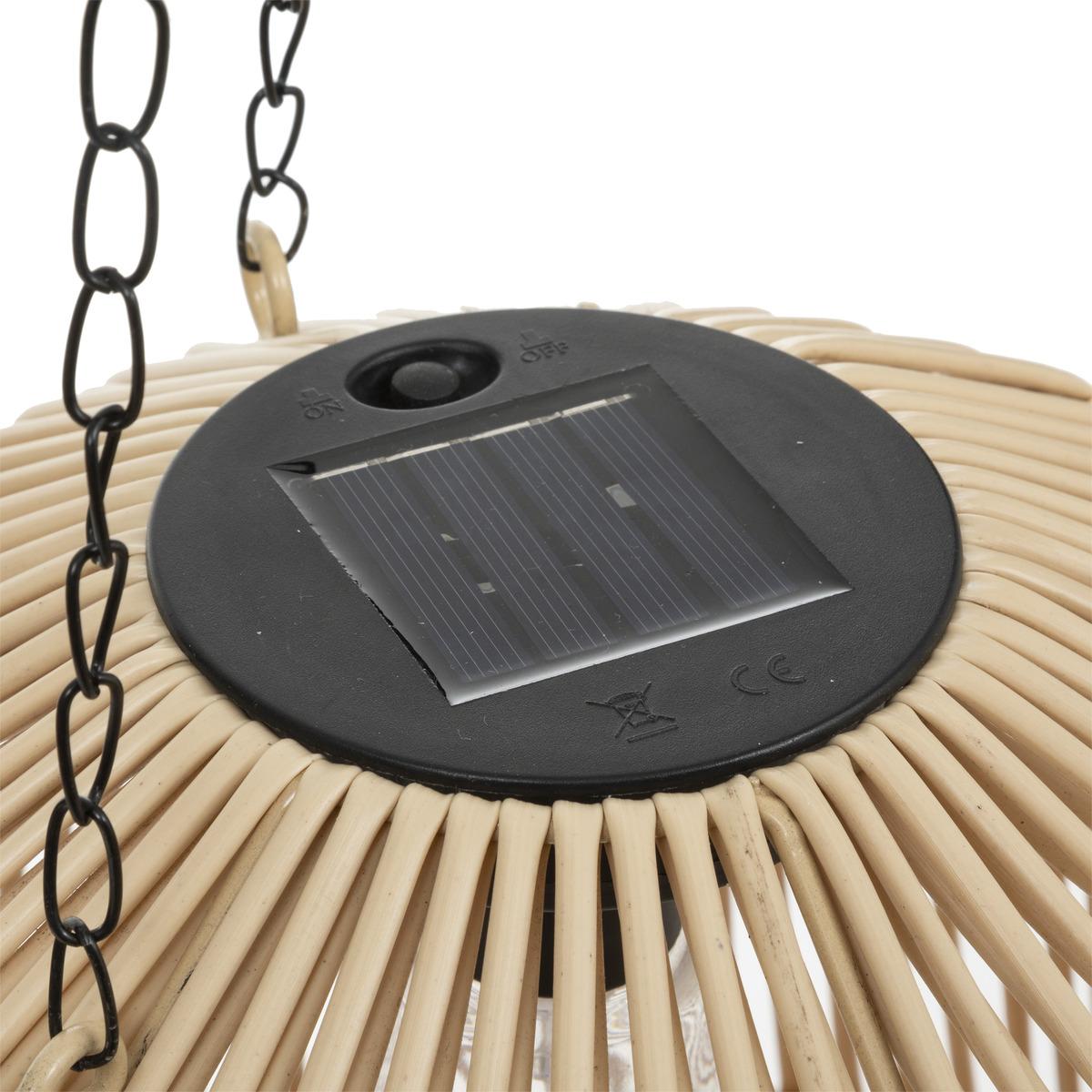 SUSPENSION SOLAIRE JILY NATUREL D.28CM