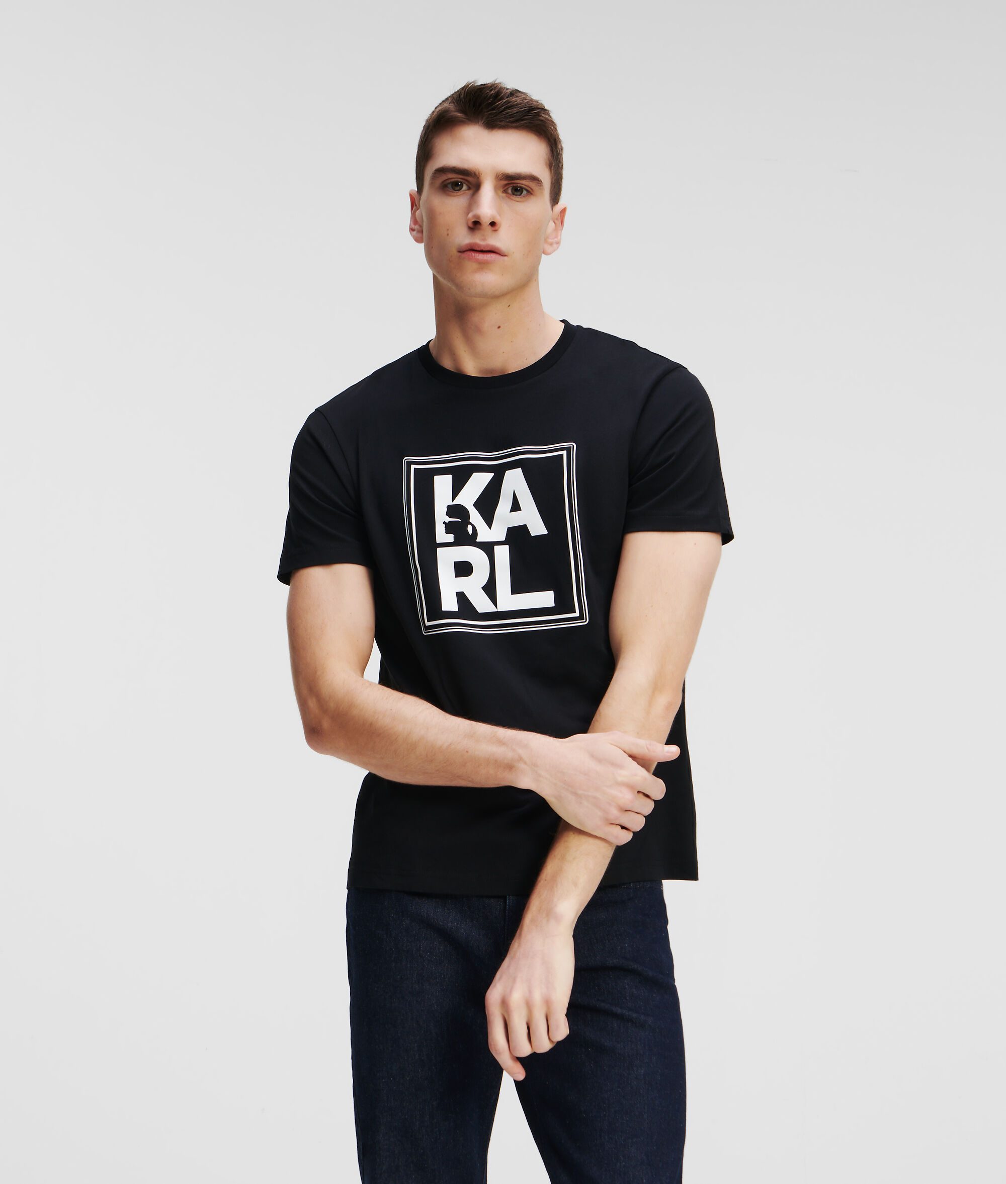 T-SHIRT ATHLEISURE À GROS LOGO KARL