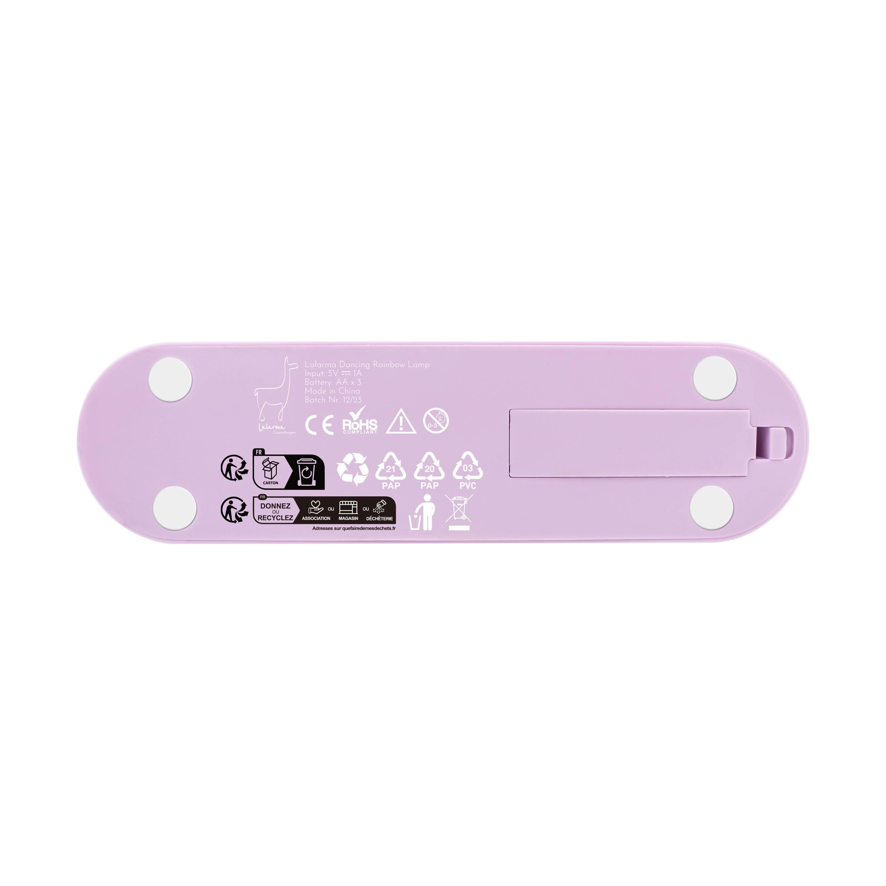 Lampe Regenbogen Lila
