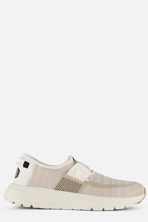 HEYDUDE Sirocco Instappers wit Textiel
