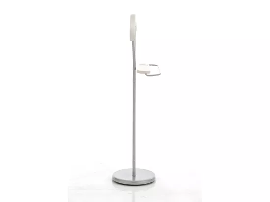 Valet de nuit portant métal blanche 43 x 28 x 109 cm MOC10013