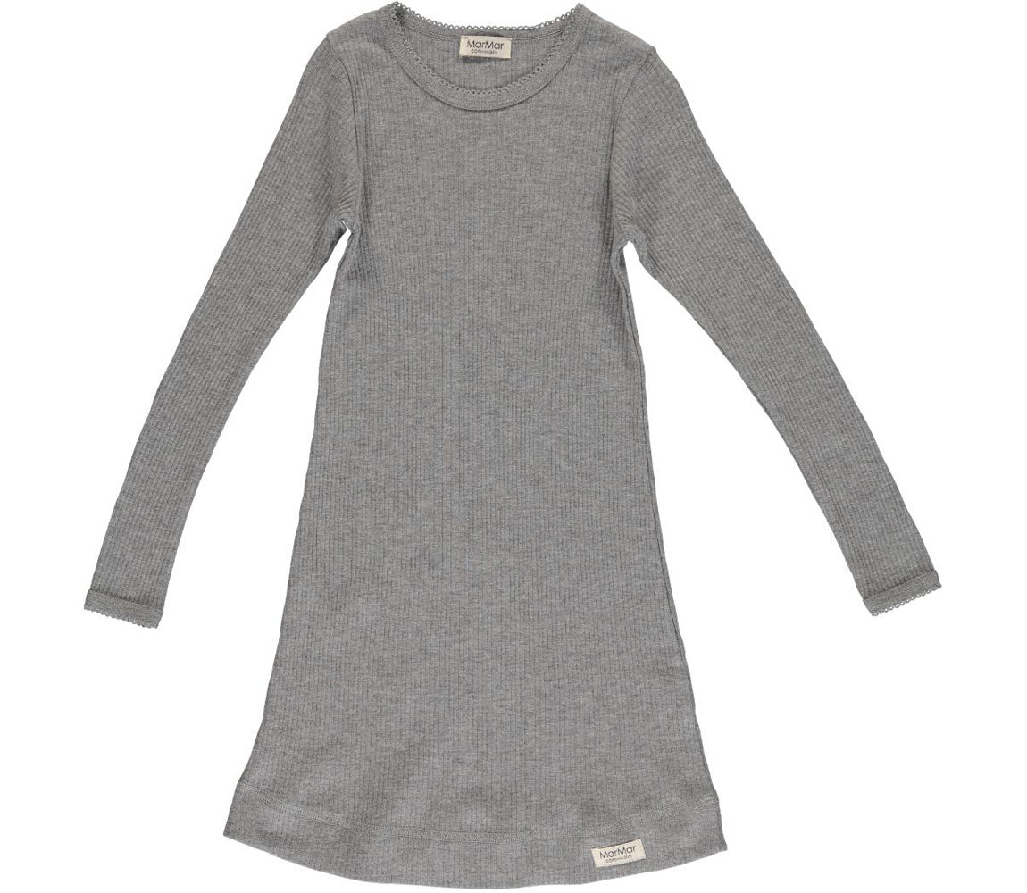 Night Dress, Nattøj - Grey Melange
