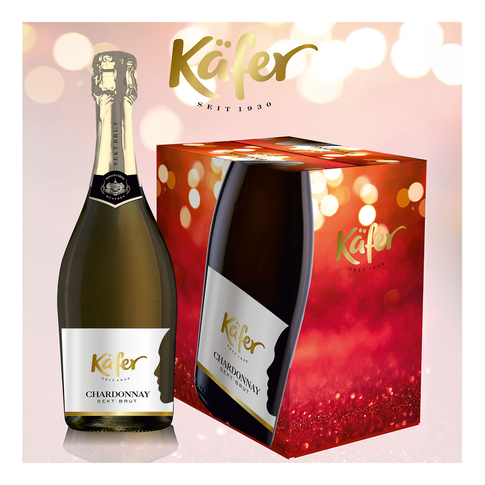 Käfer Sekt Chardonnay Brut 12,0 % vol 0,75 Liter