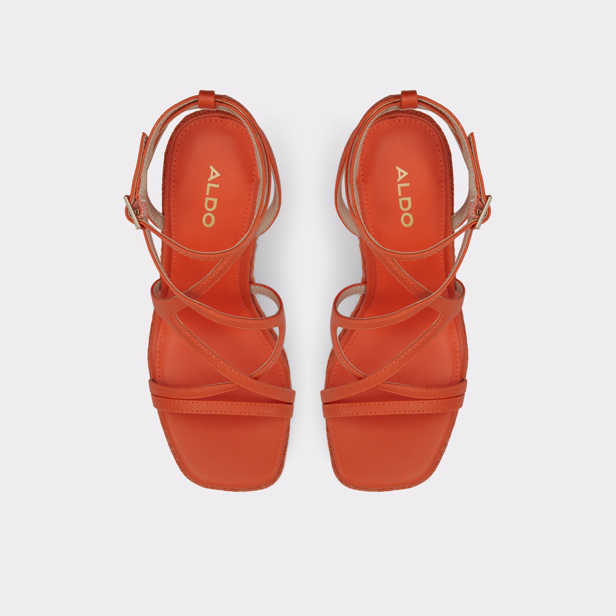 Portofino Bright Orange Women Wedges & Espadrilles