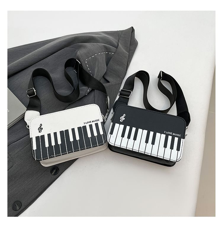 Kleevelind - Piano Print Crossbody Bag