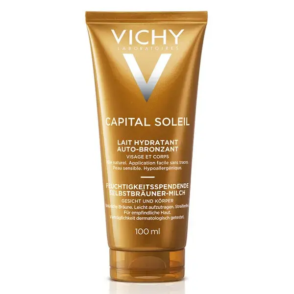 Vichy Idéal Soleil Lait Autobronzant Hydratant Visage & Corps 100ml