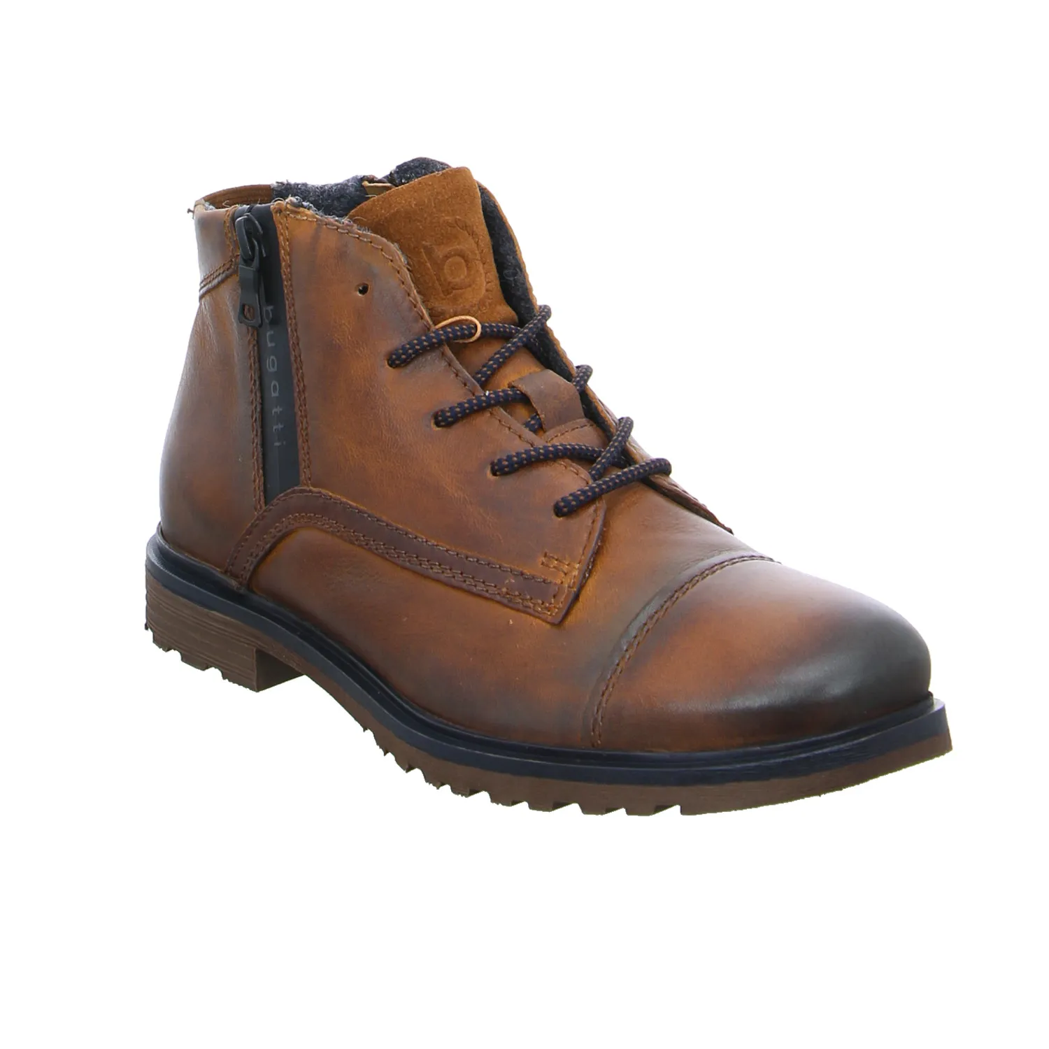 BUGATTI SHOES Boots Cognac Leder