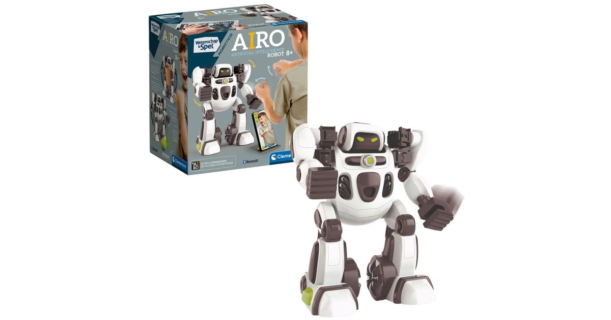 ClementoniWetenschap & spel - AIRO Robot Experimenteer speelgoed  (Nederlands, Bluetooth)