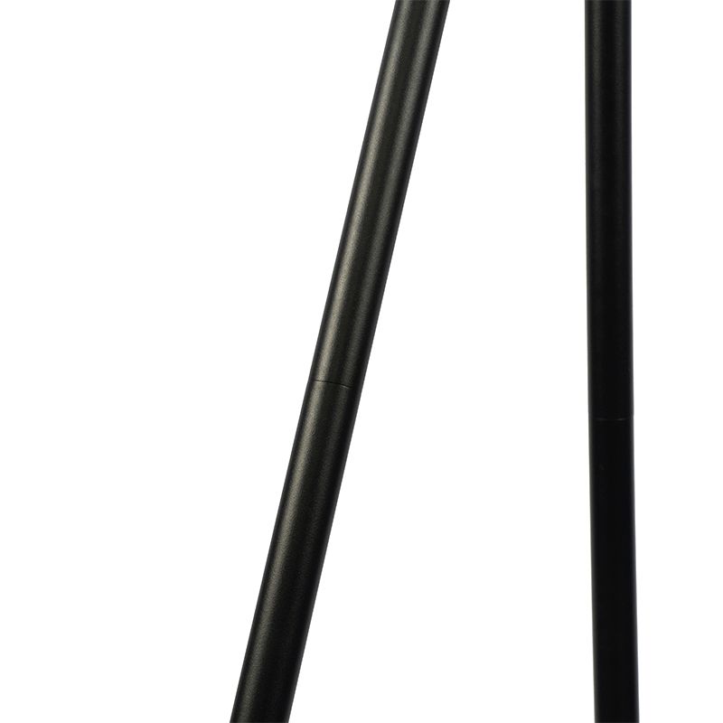 Moderne buiten vloerlamp zwart IP44 incl. LED op solar - Virginia