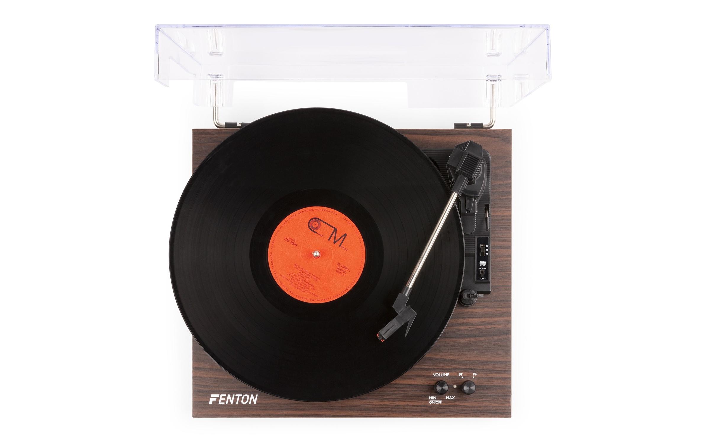Plattenspieler RP165D Dunkelbraun<br>HiFi-Plattenspieler mit Riemenantrieb