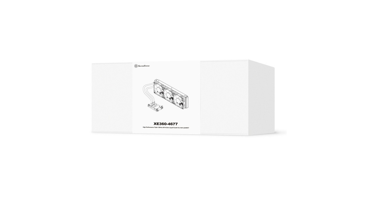 SilverStoneXE360-4677 waterkoeling  (Zwart, 4 pin PWM)