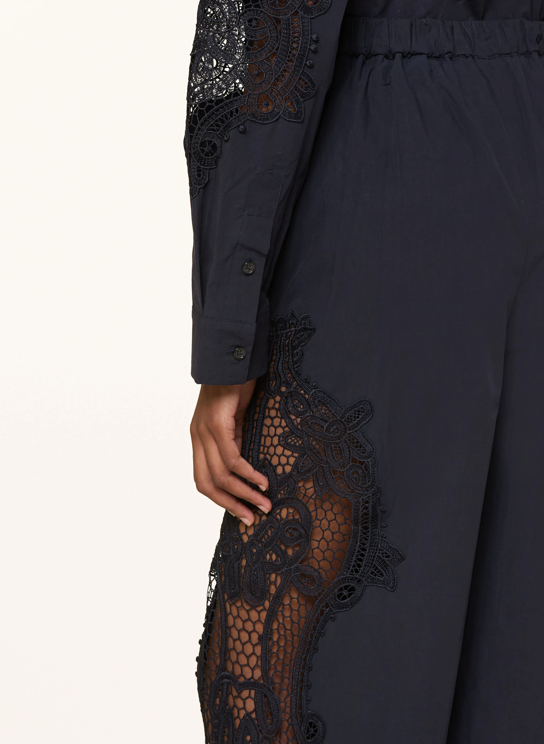 ESSENTIEL ANTWERP Marlenehose HACE mit Spitze