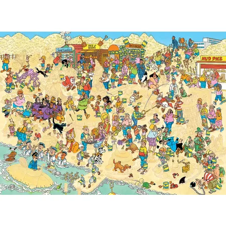 Jumbo Spiele Puzzle - Jan van Haasteren: Sandskulpturen, 2000 Teile