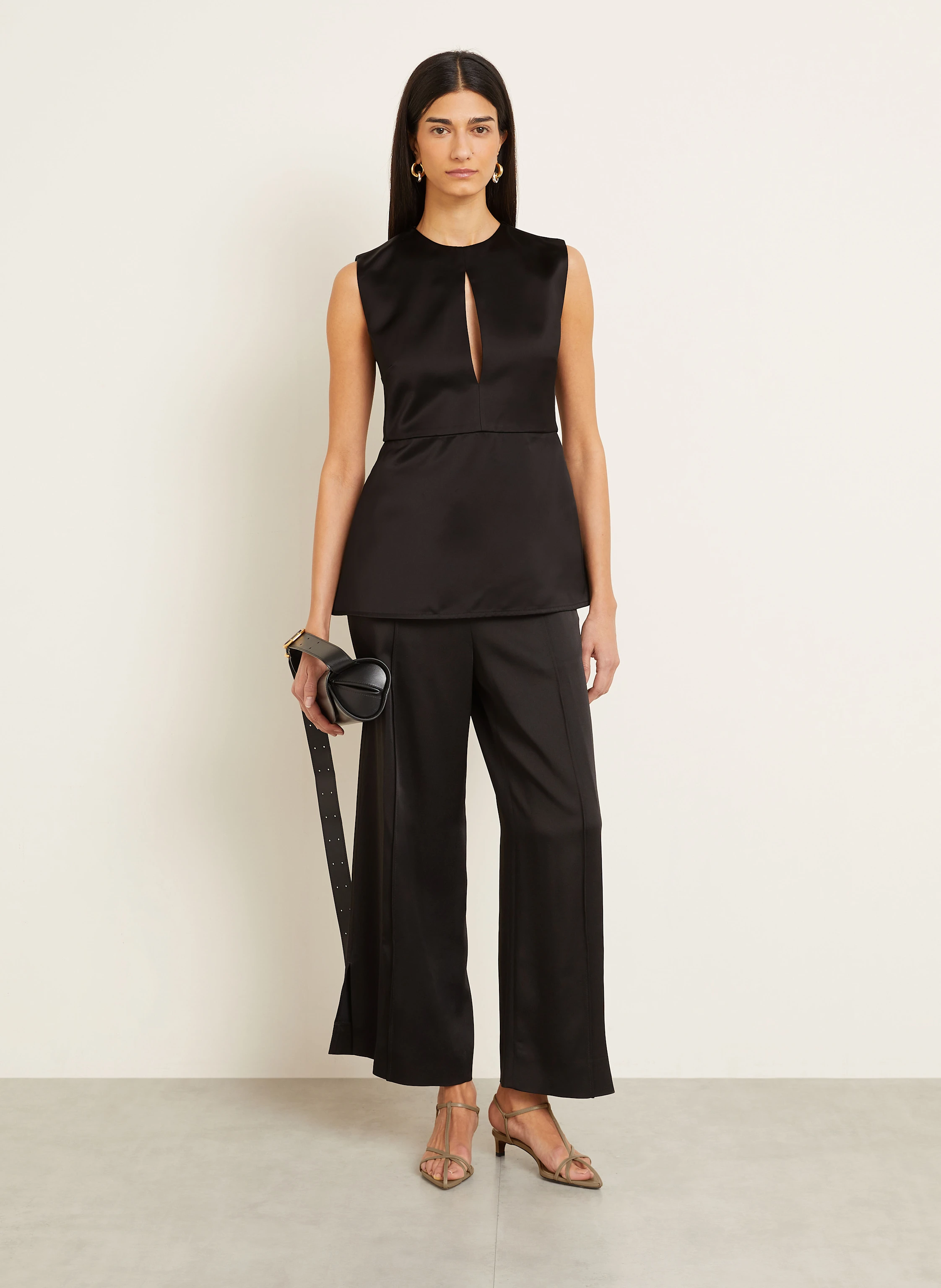 JIL SANDER Top mit Cut-outs