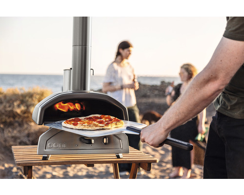 Ooni Fyra 12 Pizzaoven 74 x 39 x 72 cm Houtpellets Koolstofstaal Zilver/Zwart Draagbaar Optimale Warmtebehoud