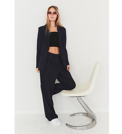 Designers Remix Bukser - Cargo - Zoe - Navy/White Pinstripe