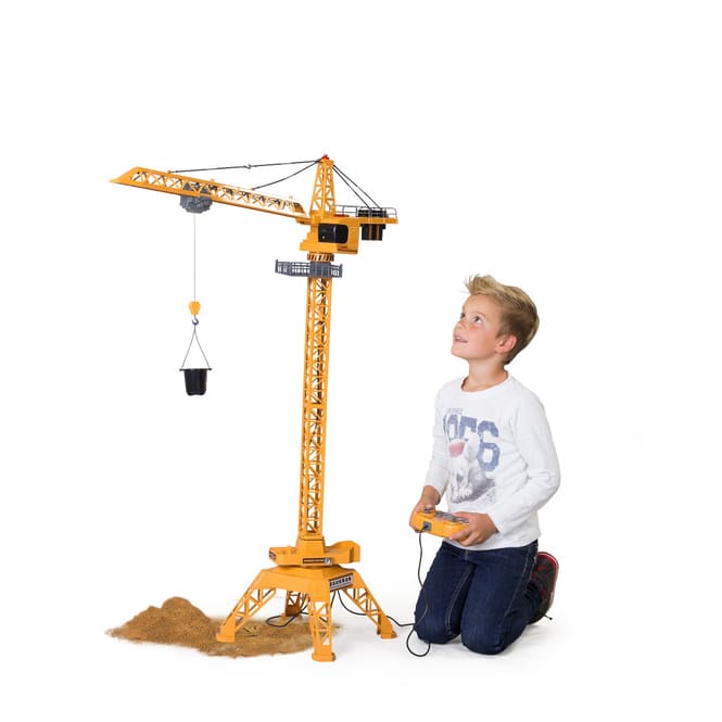Großer drehbarer Baukran 120cm - mit Licht- und Soundfunktion