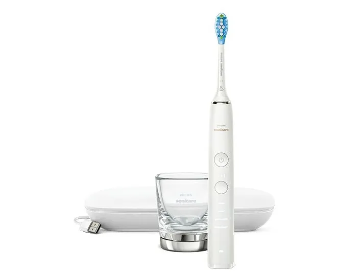 Philips Sonicare DiamondClean 9000 HX9911 - Tandbørste - trådløs - hvid