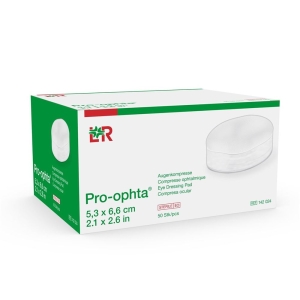 PRO OPHTA Augenkompressen 5.3x6.6cm steril, 50 Stück