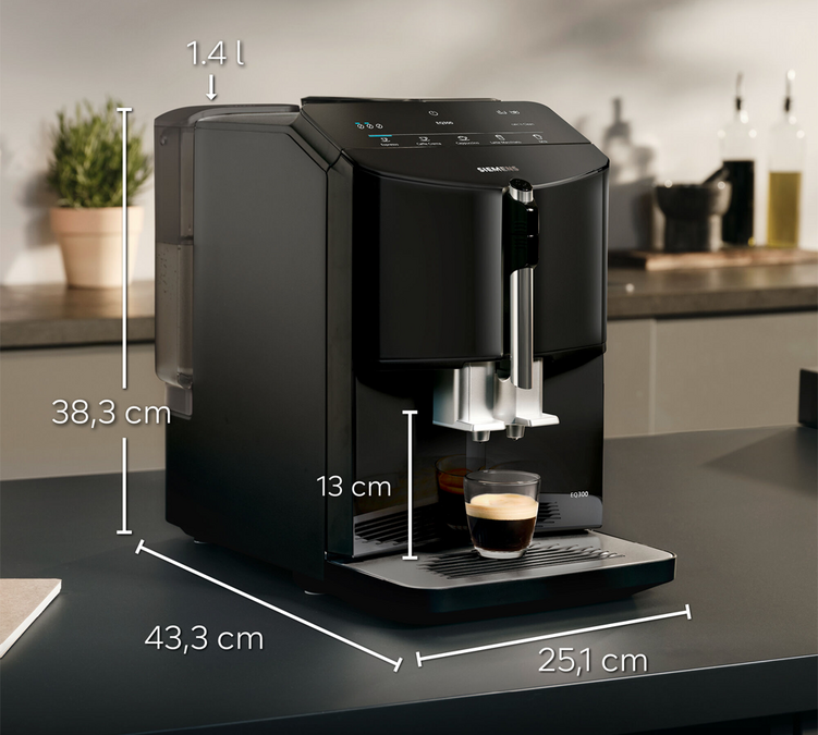 SIEMENS EQ300 - TF301E09 Noir - Garantie 3 ans Coloris:Noir