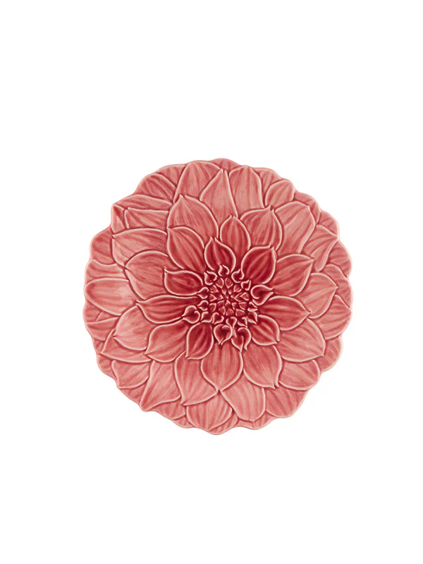 Bordallo Pinheiro  Maria Flor tallerken, Dahlia - Ø22 cm.