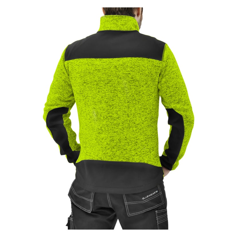Strikket fleecegenser herre XL