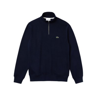 Sweatshirt zippé homme interlock col montant LACOSTE