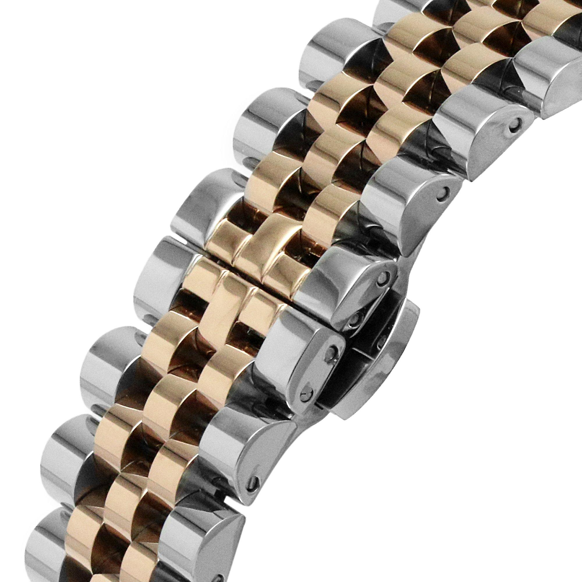 Ingersoll 1892 Mens Ingersoll Herald Automatic Silver Gold Watch