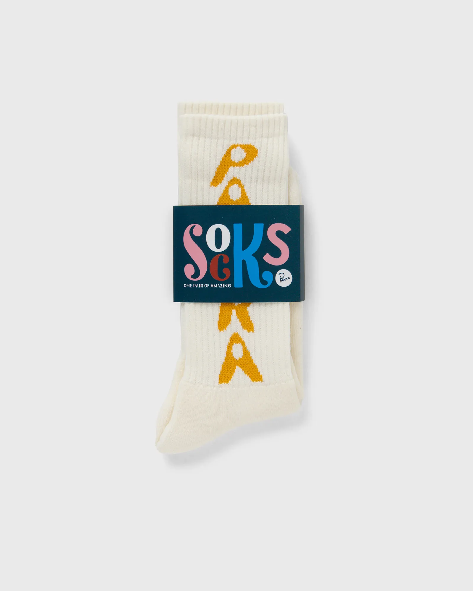 By Parra hole logo crew socks