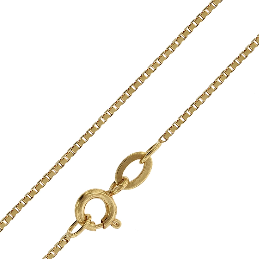 trendor Kinder Kreuz Gold 333 mit Zirkonia und goldplattierte Kette gold