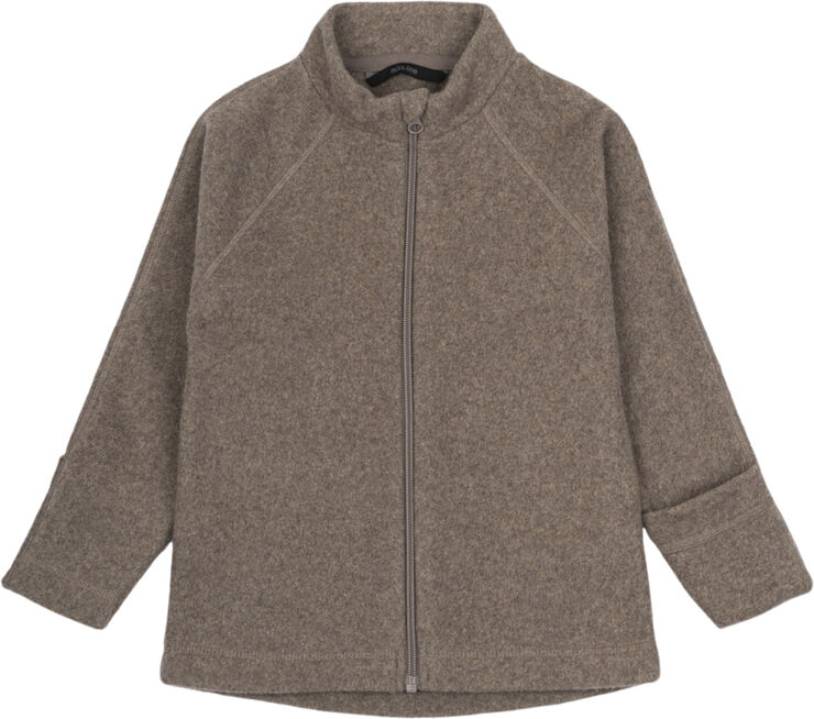 Mikk-Line Cotton Fleece Baby Jacket Melange denver