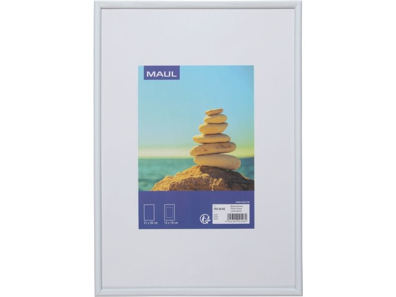 Maul Bilderrahmen MAULart Weiss, 21 x 30 cm Fotorahmen
