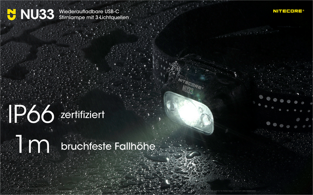 Nitecore Kopflampe NU33 700 Lumen