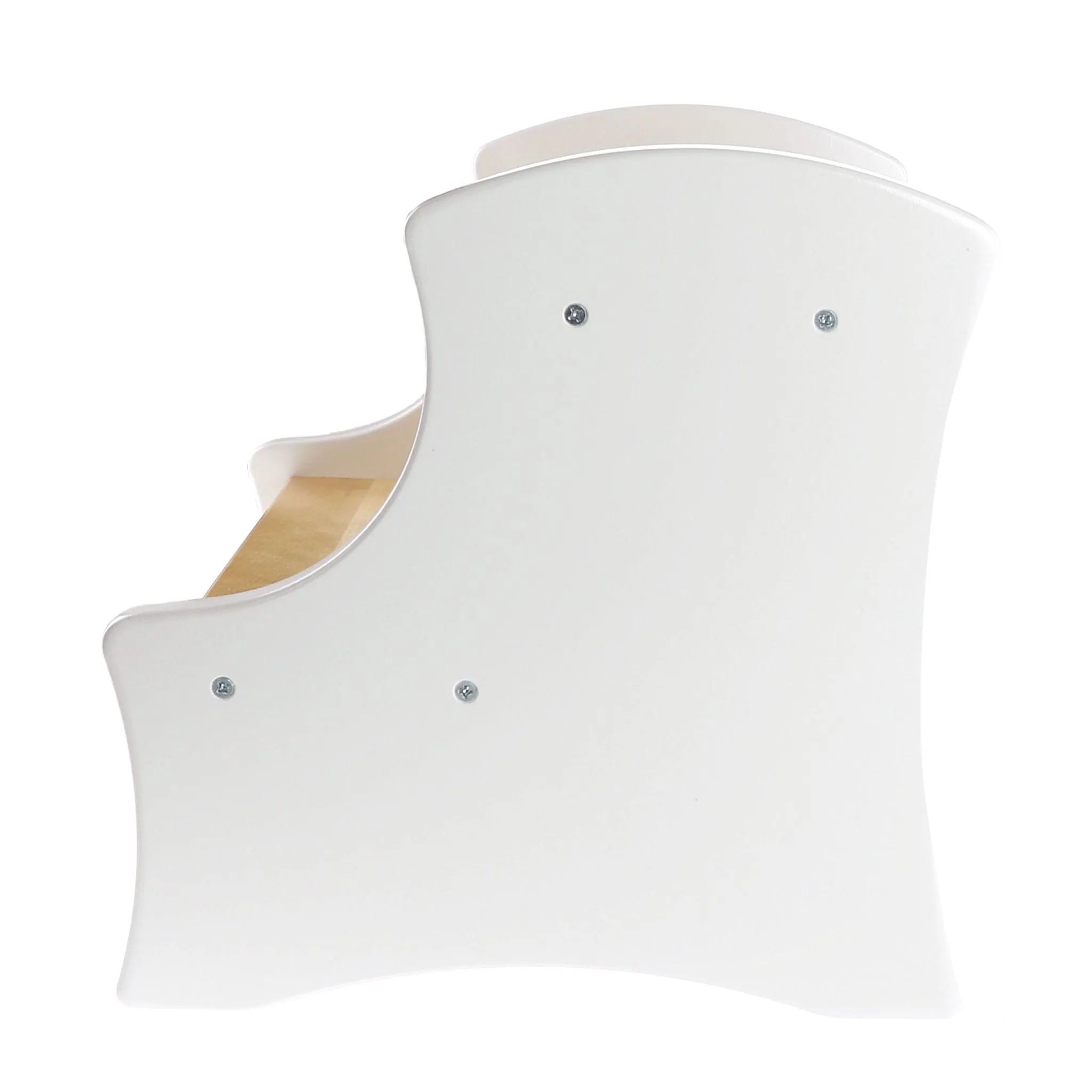 JB Poitras Marche-pied en Bois - Blanc Naturel