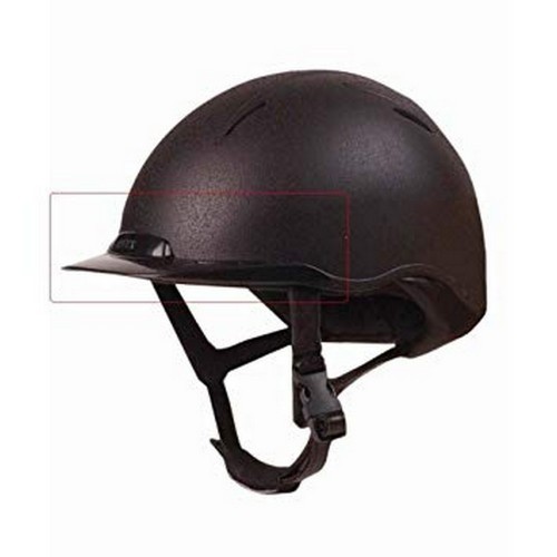 Viseira Onyx para capacete de equitação, preta