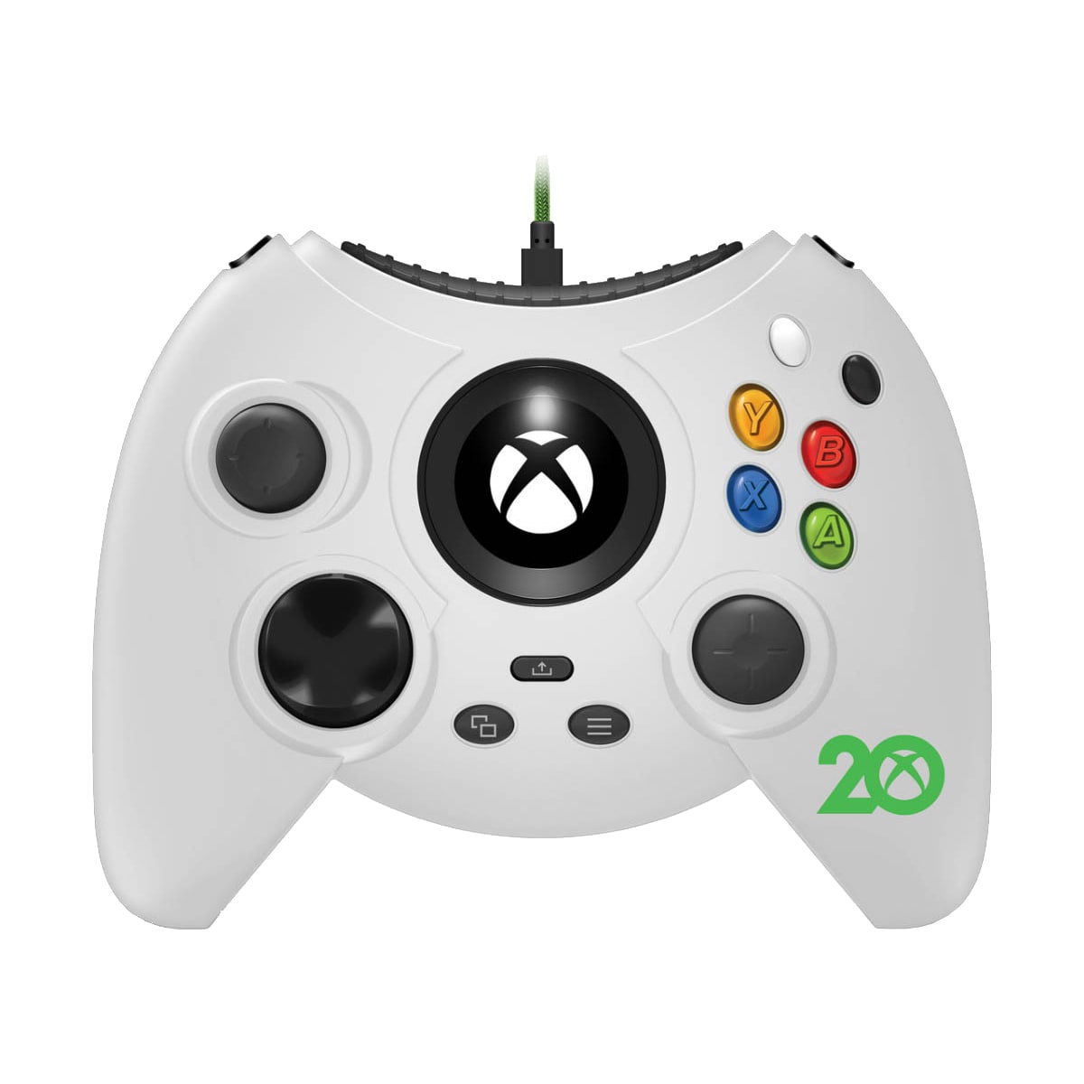 Hyperkin Duke Xbox 20th Anniversary kablet kontroller (hvit)