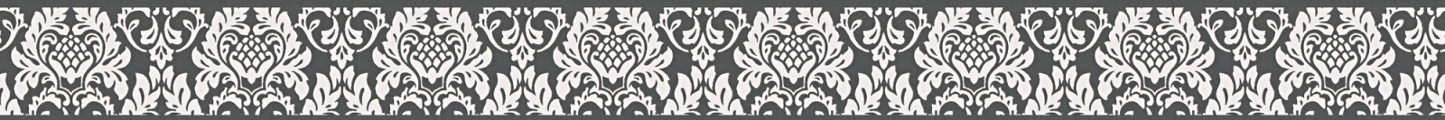 Papier-Borte ONLY BORDERS 10 - weiß-schwarz - 5 Meter