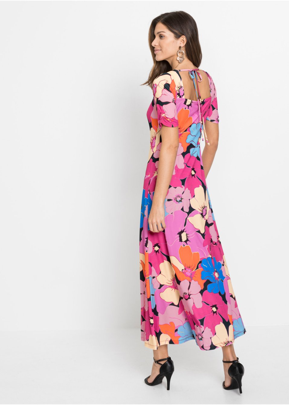 Robe longue avec fente