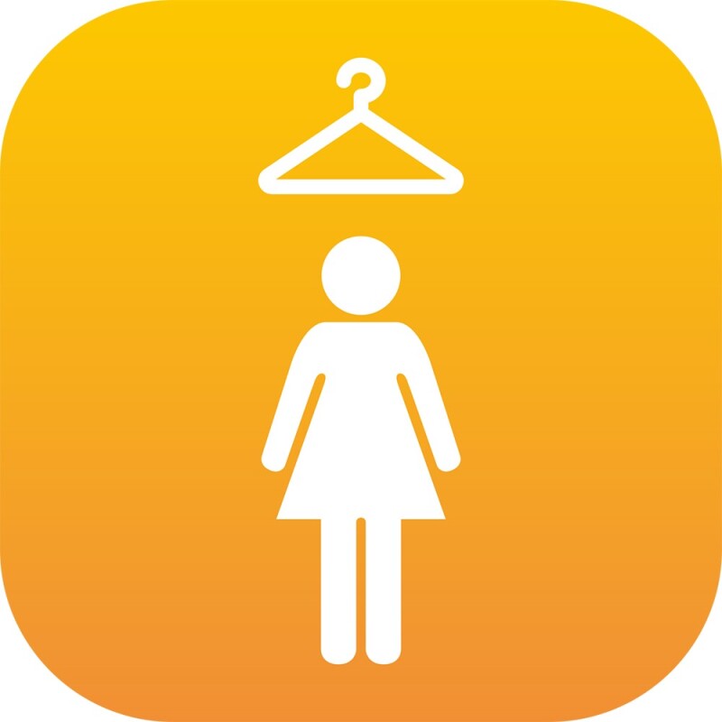 Plaque en Plexiglas PLEXI - Vestiaire Femme