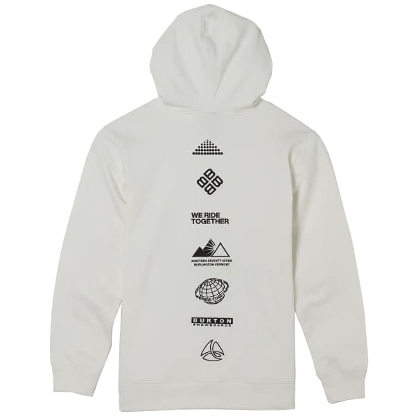 Sweatshirt BURTON M NORTHLINE PO STOUT WHITE