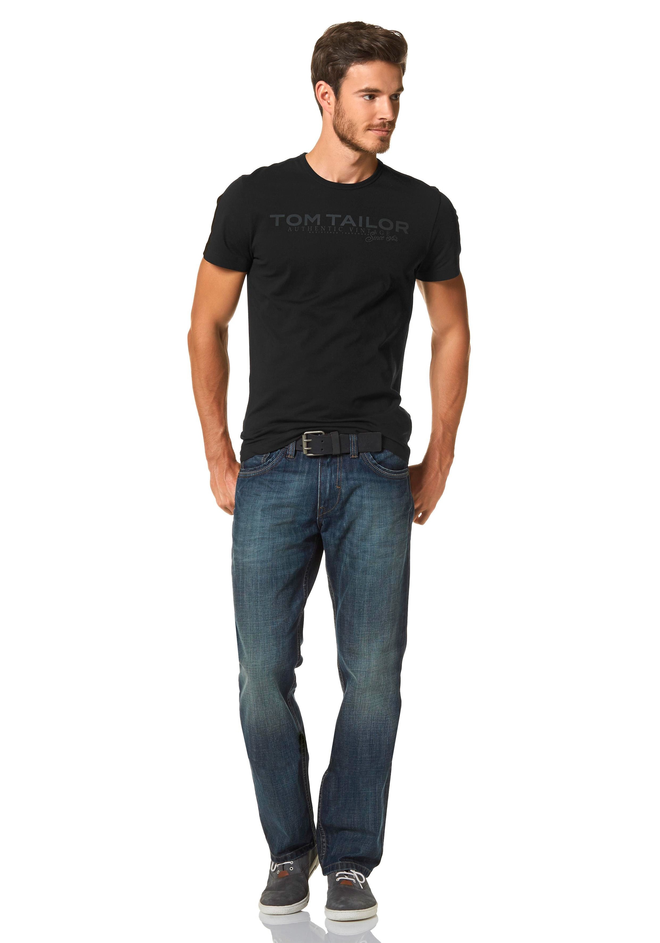 TOM TAILOR Rundhalsshirt , mit Logoprint