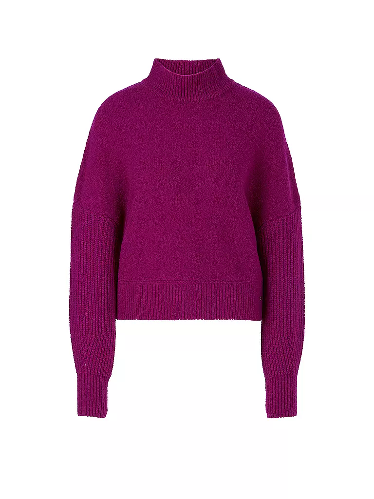 MARC CAIN Rollkragenpullover beere