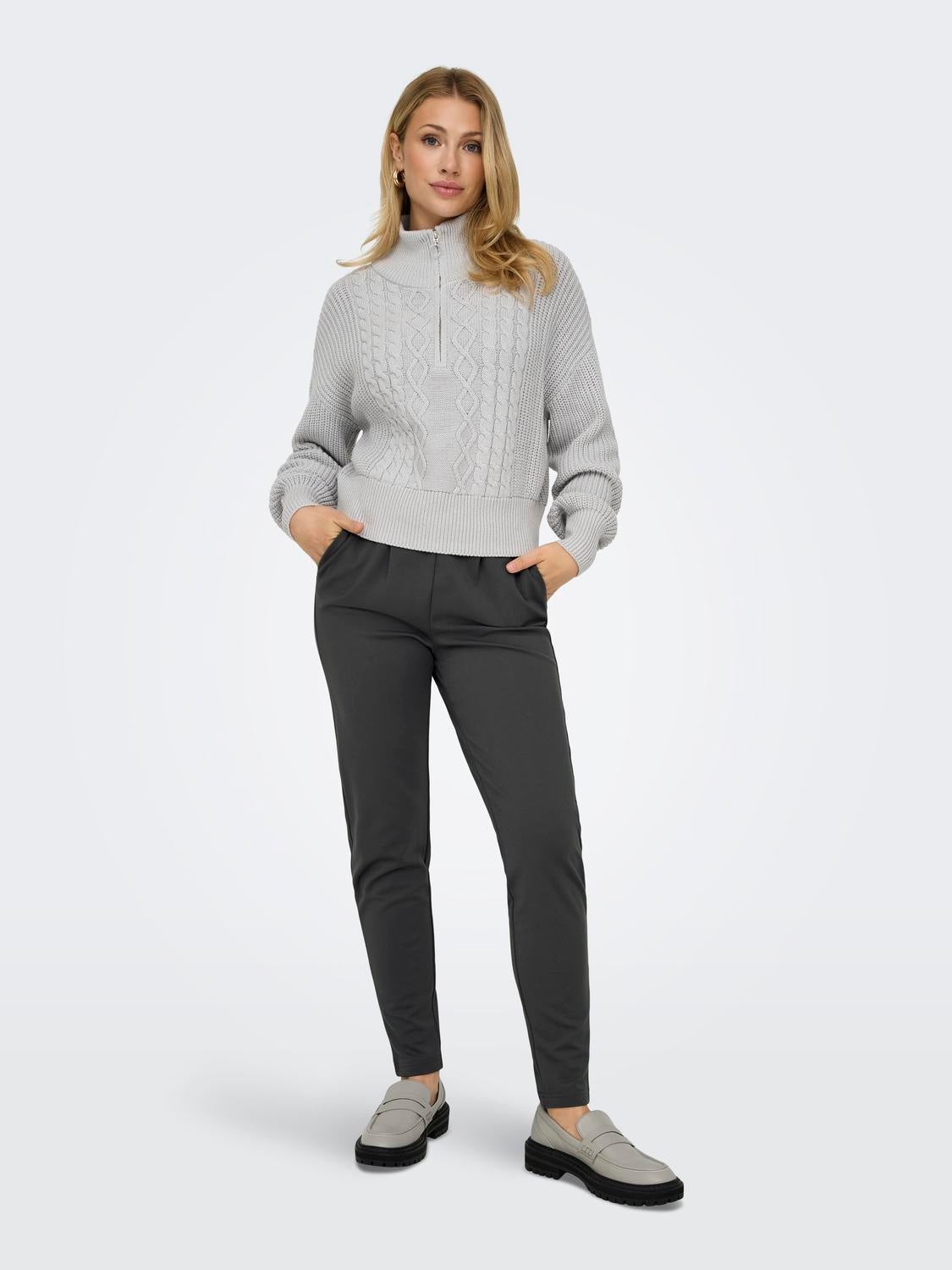 ONLPOPTRASH Mittlere Taille Normal geschnitten Klassische Hose Magnet