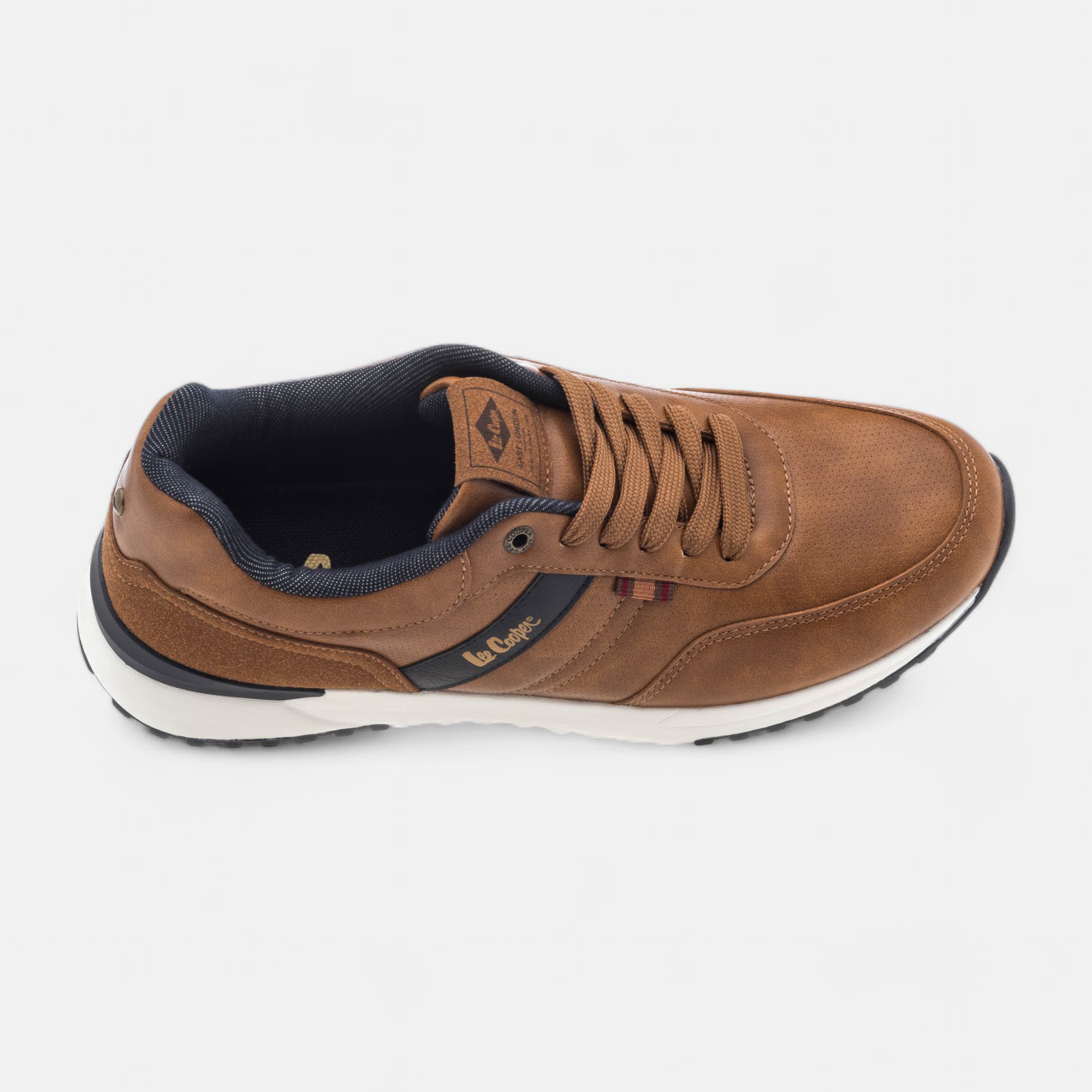 Baskets basses Homme cognac